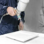 verniciatura spruzzo cucina laminato